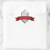 「ジルコン島とデートすおもしろいる」地質学 ラウンドシール (バッグ)