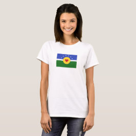 ジルトピア国旗の女性のTシャツ Tシャツ
