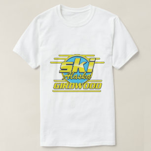 ジルドウッドアラスカ80sスキーロゴ tシャツ
