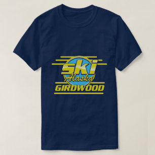 ジルドウッドアラスカ80sスキーロゴ tシャツ