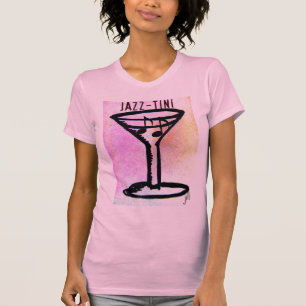 ジル著JAZZ-TINIのプリント Tシャツ