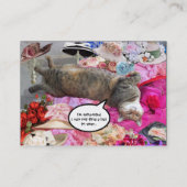 ジレンマのプリンセスタツキャット/ペット美しいサロン 名刺 (裏面)