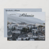 ジロカスターアルバニアの見解 ポストカード (正面/裏面)
