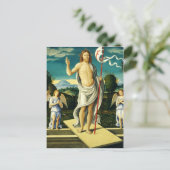 ジロラモ・ダ・サンタクロクによるイエスの復活 ポストカード (スタンド正面)