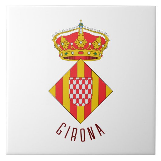 ジローナの紋章 タイル (正面)