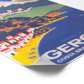 ジローナスペインヴィンテージ旅行ポスター ポスター (角)