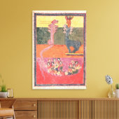 ジローナ・ベータスのドラゴン キャンバスプリント (インサイチュ (リビング))