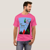 ジロDイタリア自転車レース広告プリント Tシャツ (正面フル)
