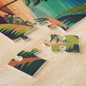 ジワタネジョメキシコトラベルアートヴィンテージ ジグソーパズル (側面)