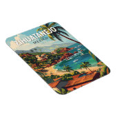 ジワタネジョメキシコトラベルアートヴィンテージ マグネット (右側)