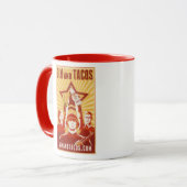 ジンおよびタコスのコーヒー・マグ マグカップ (正面左)