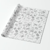 ジンとトニックのジン好きのためのパーティー ラッピングペーパー (アンロールド)