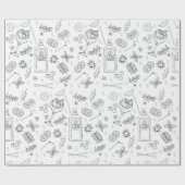 ジンとトニックのジン好きパーティー ラッピングペーパー (フラット)