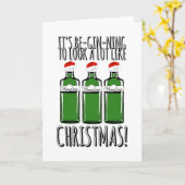 ジンのクリスマスカード。 カード (黄色い花)