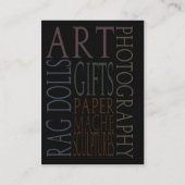 ジンの名刺による記憶 名刺 (裏面)