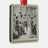 ジンの店は、「飲んだくれのChildrenの1つをめっきします メタルオーナメント (右)