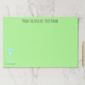 ジンはもう時か?パーソナライズされたお名前 ペーパーパッド (インサイチュ)