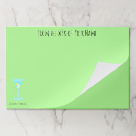 ジンはもう時か？パーソナライズされたお名前 ペーパーパッド