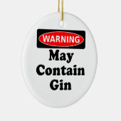 ジンを含むよろしいです セラミックオーナメント (右)