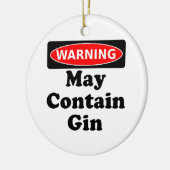 ジンを含むよろしいです セラミックオーナメント (左)