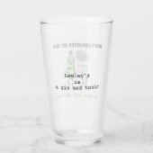 ジンを怖がらせないでトニックと一緒に行け! タンブラーグラス (裏面)