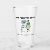ジンを怖がらせないでトニックと一緒に行け! タンブラーグラス (正面)