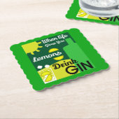 ジンを愛する人 | ジン好き | インテリア | ジンを提供するバー ペーパーコースター (アングル)