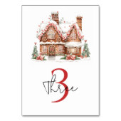 ジンガお洒落ーブレッドハウス誕生日 テーブルナンバー (裏面)