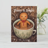 ジンガお洒落ーブレッドホリデーカード シーズンカード (スタンド正面)