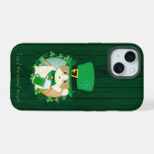 ジンガすてきー虎猫アイルランド応援 iPhone 15ケース (裏面横)
