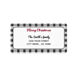 ジンガエレガントム | Merry Christmas差出人住所 ラベル