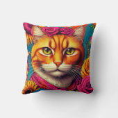 ジンガカラフルネコ枕！ クッション (裏面)