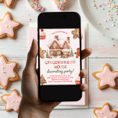 ジンガカラフルブレッド飾ハウスのパーティー 招待状