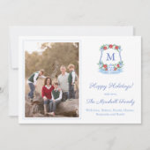 ジンガクラシックジャールレッドポインセティシアメリークリスマス シーズンカード (正面)