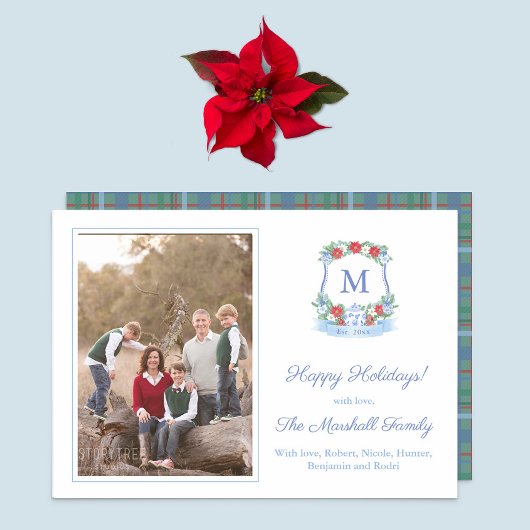 ジンガクラシックジャールレッドポインセティシアメリークリスマス シーズンカード