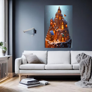 ジンガクールーパン村 AI Art ポスター