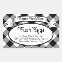 ジンガパーソナライズされたムファーム卵カートンラベル