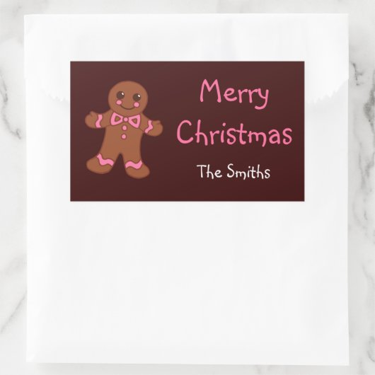 ジンガパーソナライズされたーパンのシール 長方形シール (バッグ)