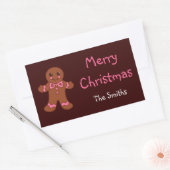 ジンガパーソナライズされたーパンのシール 長方形シール (封筒)