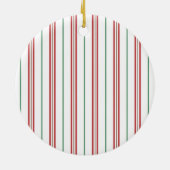 ジンガパーソナライズされたーブレッドガールオーナメント セラミックオーナメント (裏面)