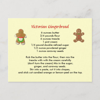 ジンガビクトリアンーパン葉書 ポストカード