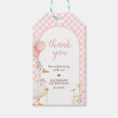 ジンガムグ間抜けガースバースデーパーティーメッセージカード ギフトタグ (正面)