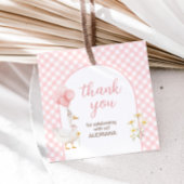 ジンガムグ間抜けースバースデーパーティースクエア フェイバータグ