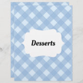 ジンガムレシピバインダータブ挿入分圧器 (正面/裏面)