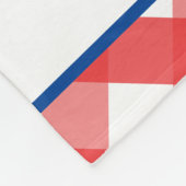 ジンガム野球パーソナライズされたフリースブランケット フリースブランケット (角)