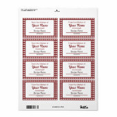 ジンガム食品ラベル ラベル (フルシート)