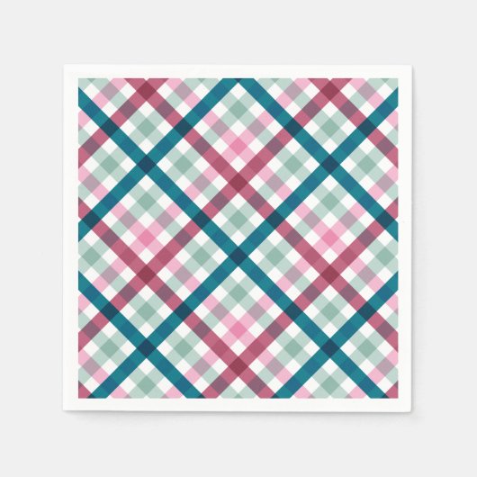 ジンガモダンムホリデーディナーナプキンズペーパーナプキン スタンダードカクテルナプキン (正面)