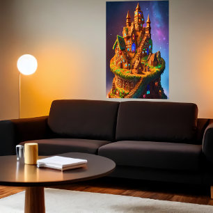 ジンガユニークーパン村   AI Art ポスター