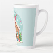 ジンガーお洒落ブレッドハウスクリスマスシーン カフェラテマグ (右)