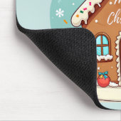 ジンガーお洒落ブレッドハウスクリスマスシーン マウスパッド (コーナー)